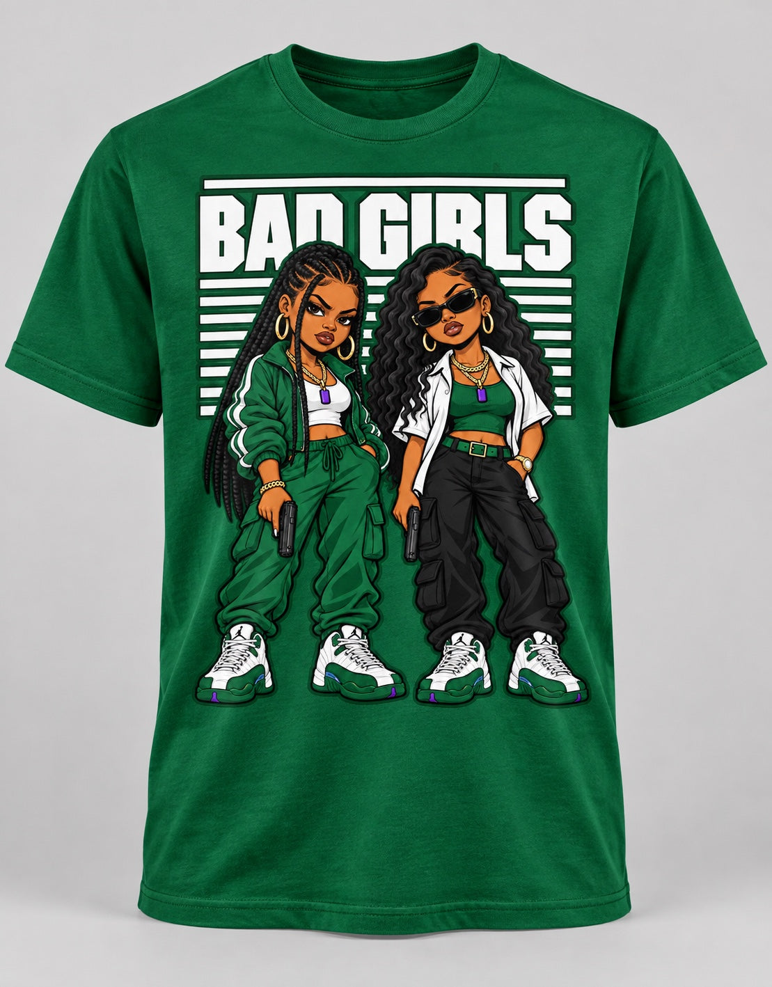 Bad Girls Tee product mockup