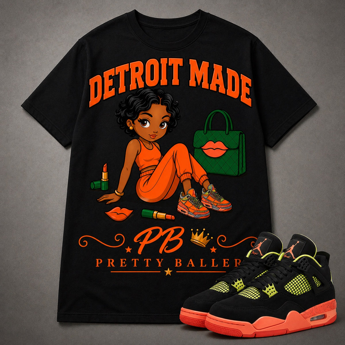 Detroit Made Tee product mockup