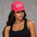 Pink Pretty by Nature distressed cap