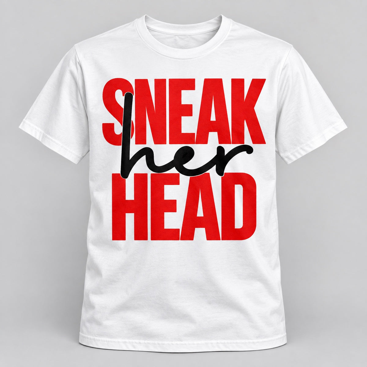 Sneak Her Head Tee product mockup
