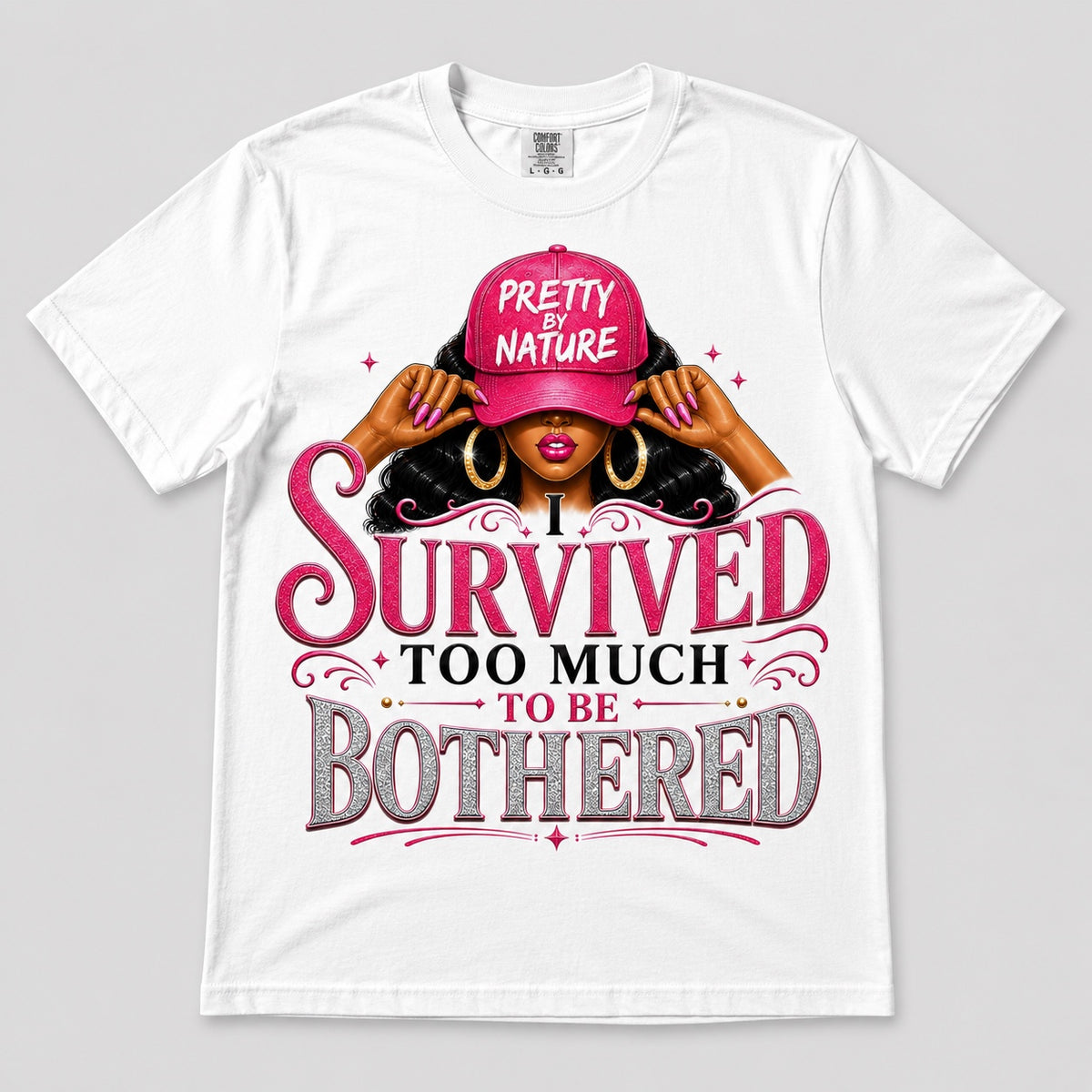 Survived Too Much Tee product mockup