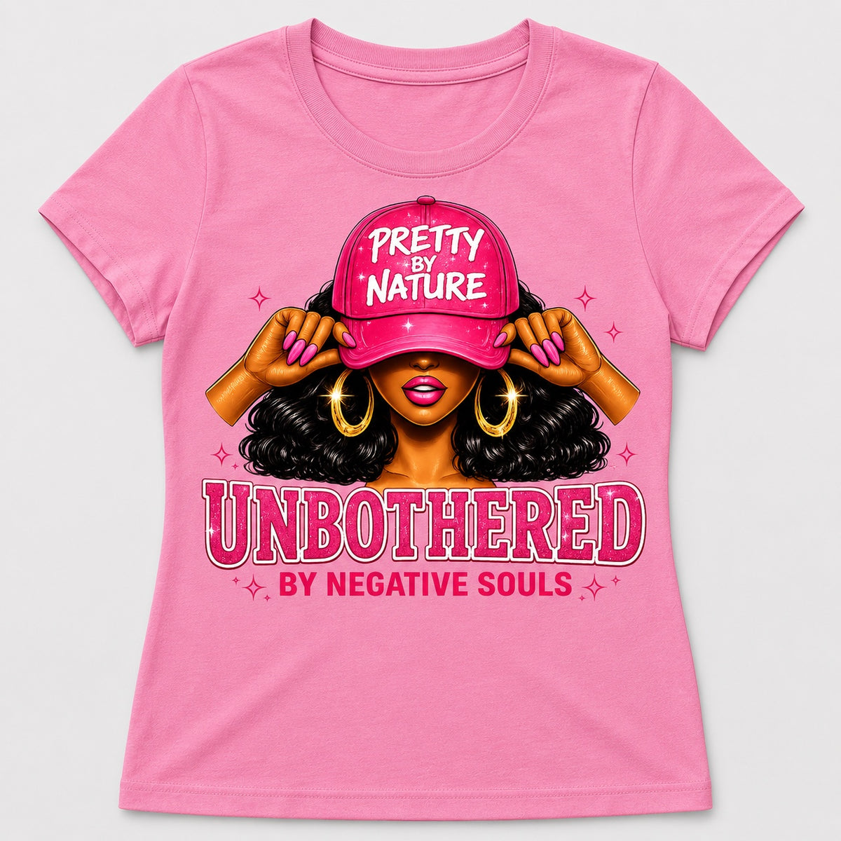 Unbothered Tee product mockup
